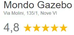 recensioni clienti mondogazebo su google